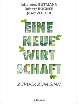 cover image of Eine neue Wirtschaft